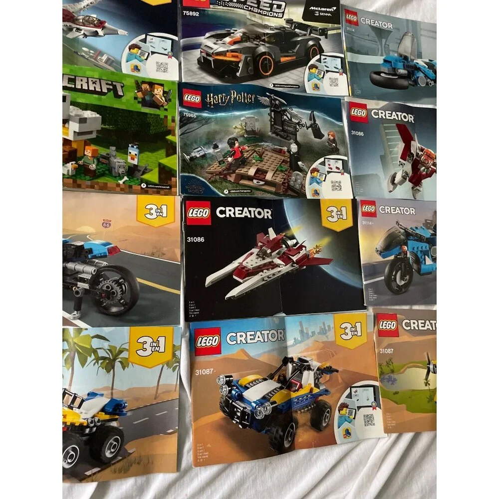 LEGO Creator & Harry Potter Instruction Manuals Only  Lot